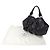 Borsa Tote in pelle nera Prada Nero - vista 7