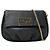 Bolsa de mão em couro preto Fendi
