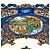 Hermès Sciarpa Hermes Carre 90 L'ENTENTE CORDIALE Blu Multicolore - vista 3
