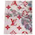 Sciarpa in seta Louis Vuitton multicolore rosa - vista 10