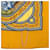 Hermès Sciarpa in seta multicolore Hermes Giallo  - vista 8