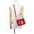 Borsa a Spalla Louis Vuitton Orsay MM Rosso - vista 4