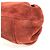 CHANEL Vintage Logo Drawstring Bag Red - view 6