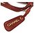 CHANEL Vintage Logo Drawstring Bag Red - view 9