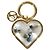 Portachiavi Heart Louis Vuitton D'oro
