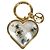 Portachiavi Heart Louis Vuitton D'oro - vista 10