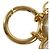 Portachiavi Heart Louis Vuitton D'oro - vista 5