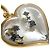 Portachiavi Heart Louis Vuitton D'oro - vista 8