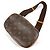 Borsa Pochette Gange Monogram Louis Vuitton Marrone Monogramma - vista 3