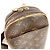 Borsa Pochette Gange Monogram Louis Vuitton Marrone Monogramma - vista 7