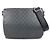Borsa a tracolla Louis Vuitton Damier Infini District MM Nero