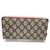 Gucci Long Wallet GG Supreme Leder Braun Pink - Ansicht 2