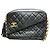 Borsa a tracolla Chanel Matelassé in agnello Nero