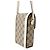 Borsa a tracolla Gucci GG Supreme Horsebit 1955 Marrone Bianco - vista 2
