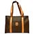 Céline Celine Macadam Leder Tote Bag Braun