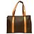 Céline Celine Macadam Leder Tote Bag Braun - Ansicht 2