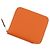 Hermès Cartera compacta de seda Hermes Azap en cuero Epsom naranja