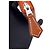 Hermès Cartera compacta de seda Hermes Azap en cuero Epsom naranja - vista 6