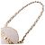 Borsa accessorio Chanel Charm in agnello mini D'oro Porpora - vista 4