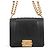 Borsa a tracolla Chanel Boy AS3018 in pelle nera Nero
