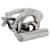 Hermès Hermes Croisette Design Silver Band Ring  - view 1