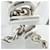 Hermès Hermes Croisette Design Silver Band Ring  - view 5
