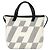 Hermès Borsa Hermes H En Billet 27 Borsa a tracolla Nero Beige - vista 2