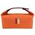 Hermès Borsa Hermes Bride à Black H Pavillon PM Arancione