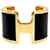 Bracelet Hermès Olympe Noir et Doré  - vue 1