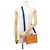 Clutch in pelle zafferano Louis Vuitton D'oro - vista 4