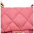 Borsa a tracolla Chanel Matelassé in pelle rosa - vista 10