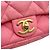 Borsa a tracolla Chanel Matelassé in pelle rosa - vista 8