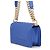 Borsa a tracolla Chanel Boy Small Matelassé Blu - vista 2