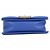 Borsa a tracolla Chanel Boy Small Matelassé Blu - vista 3