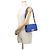 Borsa a tracolla Chanel Boy Small Matelassé Blu - vista 4