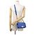 Borsa a tracolla Chanel Boy Small Matelassé Blu - vista 5
