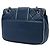 Chanel Blue Medium Quilted Lambskin and Metallic Trim Elementary Chic Flap Blu navy - vista 2