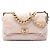 Chanel Beige Large Crochet Calfskin 19 Flap