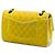 Chanel Giallo Medium Classic Velvet Double Flap - vista 2