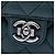 Chanel Green Medium Quilted Goatskin Perfect Edge Flap Verde Verde scuro - vista 5