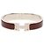 Bracciale Hermès Clic H in smalto rosso stretto PM Bordò