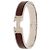 Bracciale Hermès Clic H in smalto rosso stretto PM Bordò - vista 4