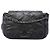 Chanel Black Iridescent Calfskin Glint Accordion Flap Nero