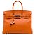 Hermès Orange Epsom Birkin Retourne 35 Arancione