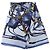 Sciarpa in seta Hermès Blue Brides Rebelles 90 Blu chiaro