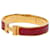 Hermès Red Narrow Enamel Clic H Bracelet PM  - view 2