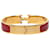Hermès Red Narrow Enamel Clic H Bracelet PM  - view 3