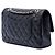 Chanel Black Medium Classic Caviar Double Flap Nero - vista 2