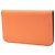 Cartera Hermès Orange Clemence Dogon Duo GM Naranja - vista 2