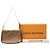 Louis Vuitton Mini Pochette Accessoires in Monogram Vernis rosa D'oro - vista 7